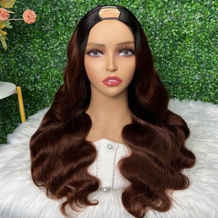 Hurela 13X4 Lace Front Wig 150% density Natural ColorBody Wave Pre-plucked Lace Front Wig 150% density Natural Color