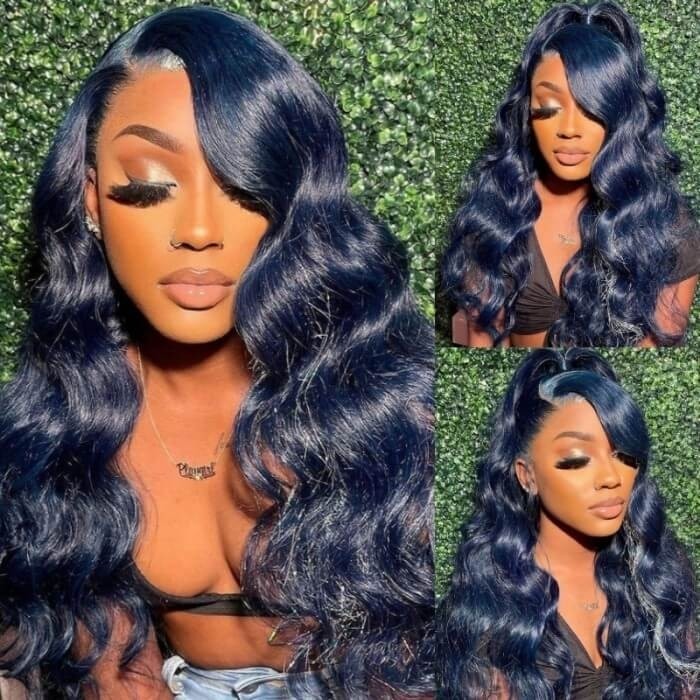 Hurela 13X4 Lace Front Wig 150% density Natural ColorBody Wave Pre-plucked Lace Front Wig 150% density Natural Color