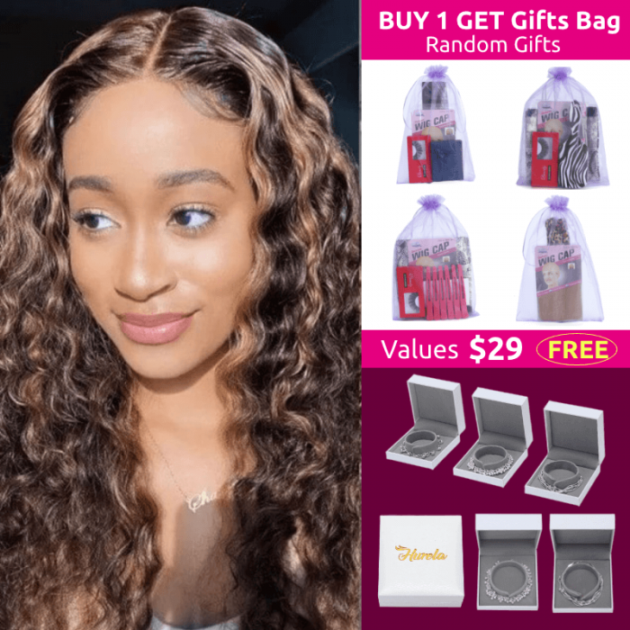 Body Wave Hairstyles Lace Part Wig Human Hair Wigs With Baby Hair 150% Density #FB30 Color