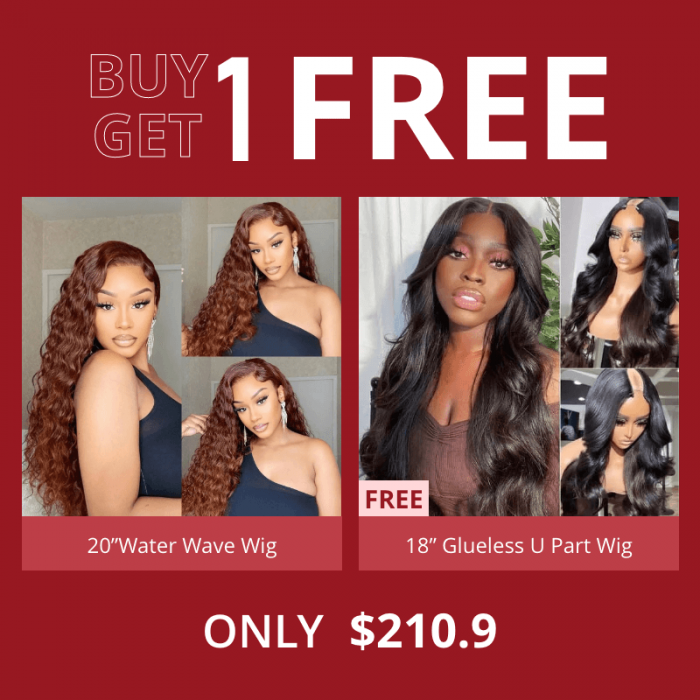 Hurela 13X4 Lace Front Wig 150% density Natural ColorBody Wave Pre-plucked Lace Front Wig 150% density Natural Color