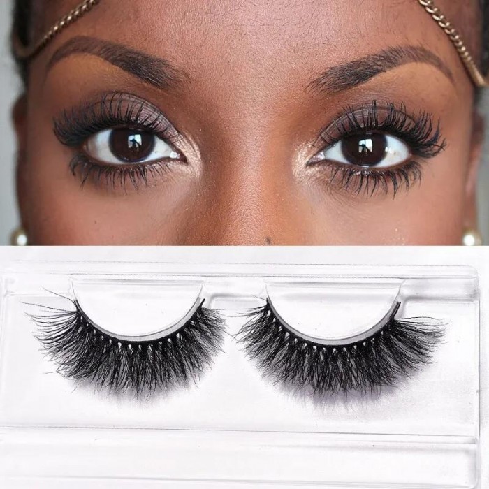 3D Mink Fur False Eyelashes Fake Lashes