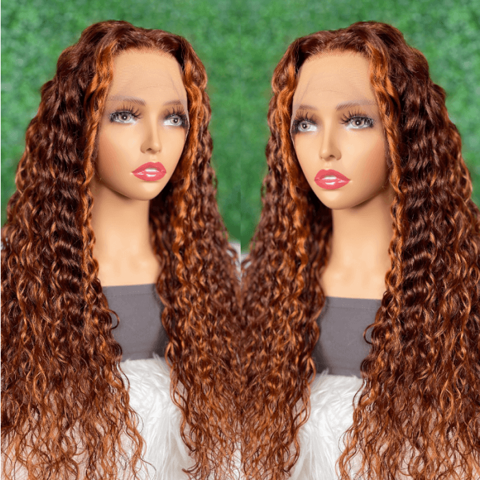 Hurela 150% Density Long Straight 13x4 Lace Frontal Wigs Natural Color