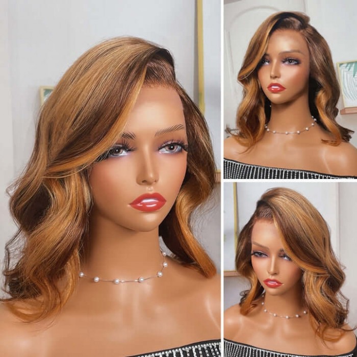 Hurela 150% Density Long Straight 13x4 Lace Frontal Wigs Natural Color