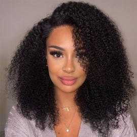 Hurela Afro Curly Hair Wig For Women Kinky Curly Wig 18 Inch