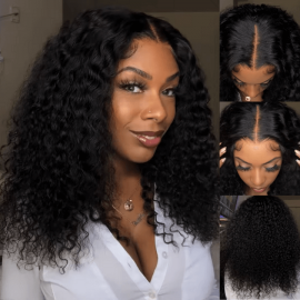 Hurela V part Upgrade U Part Wig Human Hair Wig Free Part Glueless 150% density