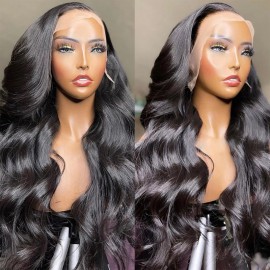 Hurela Body Wave 13x4 Lace Front Wig 100% Human Hair 150% Density Member Sale
