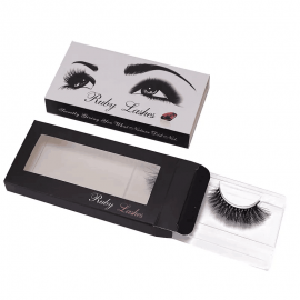 Hurela 3D Mink Fur False Eyelashes Fake Lashes Women's Makeup Natural Soft Individual Long Hand-made 1 Pair Package