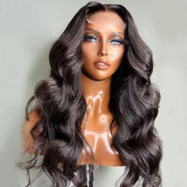 Hurela Body Wave Human Hair Wigs Pre Plucked 4x4 Human Lace Closure Wig 150% Density Tiktok Special Sale