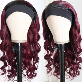 Hurela Headband Wigs Body Wave Human Hair Wig For Women No Glue More Hairstyles With Black Root 150% Density 26 Inches Clearance Sale Lowest Price