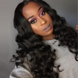 Hurela Soft Virgin Loose Wave Hair 1 Bundle 100% Human Hair Weave