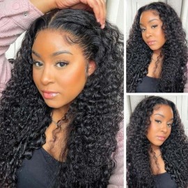 Hurela 13x4 Loose Deep Wave Lace Front Human Hair Wig With Baby Hair 150% Density