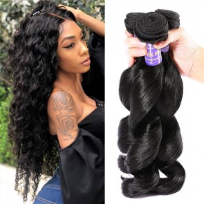 Hurela Hair Hot Selling Malaysian Hair Loose Wave 3 Bundles Deal Remy Human Hair