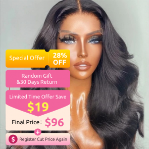 Hurela Body Wave Human Hair Wigs Pre Plucked 4x4 Human Lace Closure Wig 150% Density