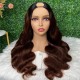 Hurela 13X4 Lace Front Wig 150% density Natural ColorBody Wave Pre-plucked Lace Front Wig 150% density Natural Color