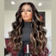 Hurela 13X4 Lace Front Wig 150% density Natural ColorBody Wave Pre-plucked Lace Front Wig 150% density Natural Color