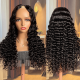Deep Wave Hair 13x4 Pre Plucked Human Hair Lace Front Wigs 