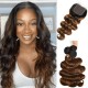 Hurela Ombre Highlights Body Wave Human Hair 3 Bundles With 4x4 Lace Closure