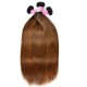 Hurela Ombre Highlights Straight Human Hair 4x4 Lace Closure Virgin Human Hair Weave #FB30 