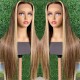 Hurela Blonde Highlight Piano Color Lace Part Wig