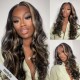 Hurela Lace Front Realistic Kinky Straight 150% Density Human Hair Wigs