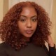 Hurela Lace Bob Wig With Ringlets Color #33B