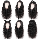 Hurela 13X4 Lace Front Wig 150% density Natural ColorBody Wave Pre-plucked Lace Front Wig 150% density Natural Color