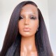 Hurela Lace Front Realistic Kinky Straight 150% Density Human Hair Wigs