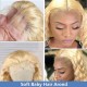 Hurela 13X4 Lace Front Wig 150% density Natural ColorBody Wave Pre-plucked Lace Front Wig 150% density Natural Color