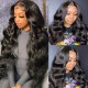 Hurela 13X4 Lace Front Wig 150% density Natural ColorBody Wave Pre-plucked Lace Front Wig 150% density Natural Color