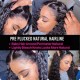 Water Wave Pre-plucked 13x4 Human Hair Lace Front Wigs