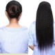 Afro Ponytail Clip Human Hair