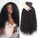 Hurela Malaysian Curly Hair Weave 3 Bundles Deals Remy Human Hair