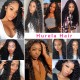 Hurela Peruvian Deep Wave Human Hair Weave 4 Bundles Hair Deals