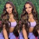 Body Wave Hairstyles Lace Part Wig Human Hair Wigs With Baby Hair 150% Density #FB30 Color