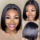 Hurela Best Straight Short Bob Wigs 13x4 Lace Front Wigs Virgin Human Hair 130% Density
