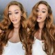 Hurela Highlight Color Body Wave Human Hair Wig 13x4 Lace Front Colored Wigs For Women 150% Density
