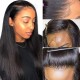 Hurela 150% Density Long Straight 13x4 Lace Frontal Wigs Natural Color