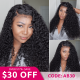 Hurela New 13x4 Lace Front Wigs Jerry Curly Human Hair Wigs With Baby Hair Wig Meber Sale