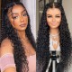 Water Wave Pre-plucked 13x4 Human Hair Lace Front Wigs
