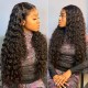 Water Wave Pre-plucked 13x4 Human Hair Lace Front Wigs