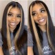 straight Hair #TL27 Lace Part Human Hair Wigs