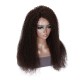 Hurela Kinky Curly Glueless Wigs Full Color Human Hair Wigs 150% Density Color #2 