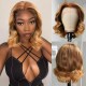 Hurela Blonde Highlight Piano Color Lace Part Wig