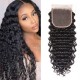Hurela Deep Wave Human Hair 4x4 Lace Closure Free Part Pre Plucked