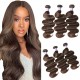 Hurela Cute Brazilian Body Wave Human Hair 3 Bundles Of Hair 8-26 Inch #4 Color