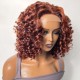 Hurela Lace Bob Wig With Ringlets Color #33B