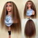 Hurela 13X4 Lace Front Wig 150% density Natural ColorBody Wave Pre-plucked Lace Front Wig 150% density Natural Color