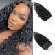 Hurela Unprocessed Human Hair 5x5 Free Part HD Lace Closure Jerry Curly Hair 