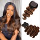 Hurela Undetectable Blended Colors 4x4 Lace Closure With 4 Bundles Body Wave Sew In