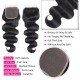 Hurela Body Wave Virgin Human Hair 4x4 Lace Closure